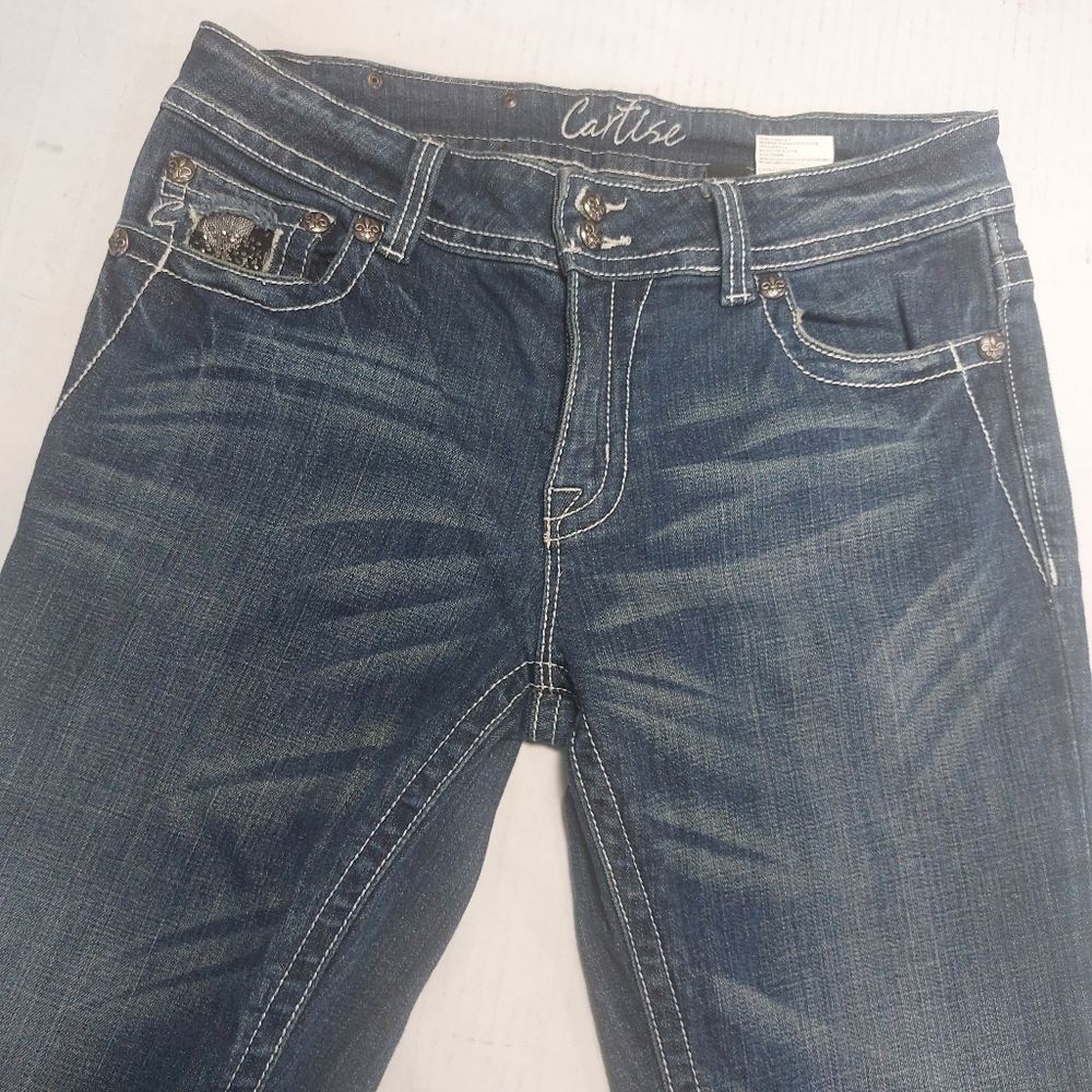 Cartise Women's Denim Jeans Size 12 - Picture 5 of 16
